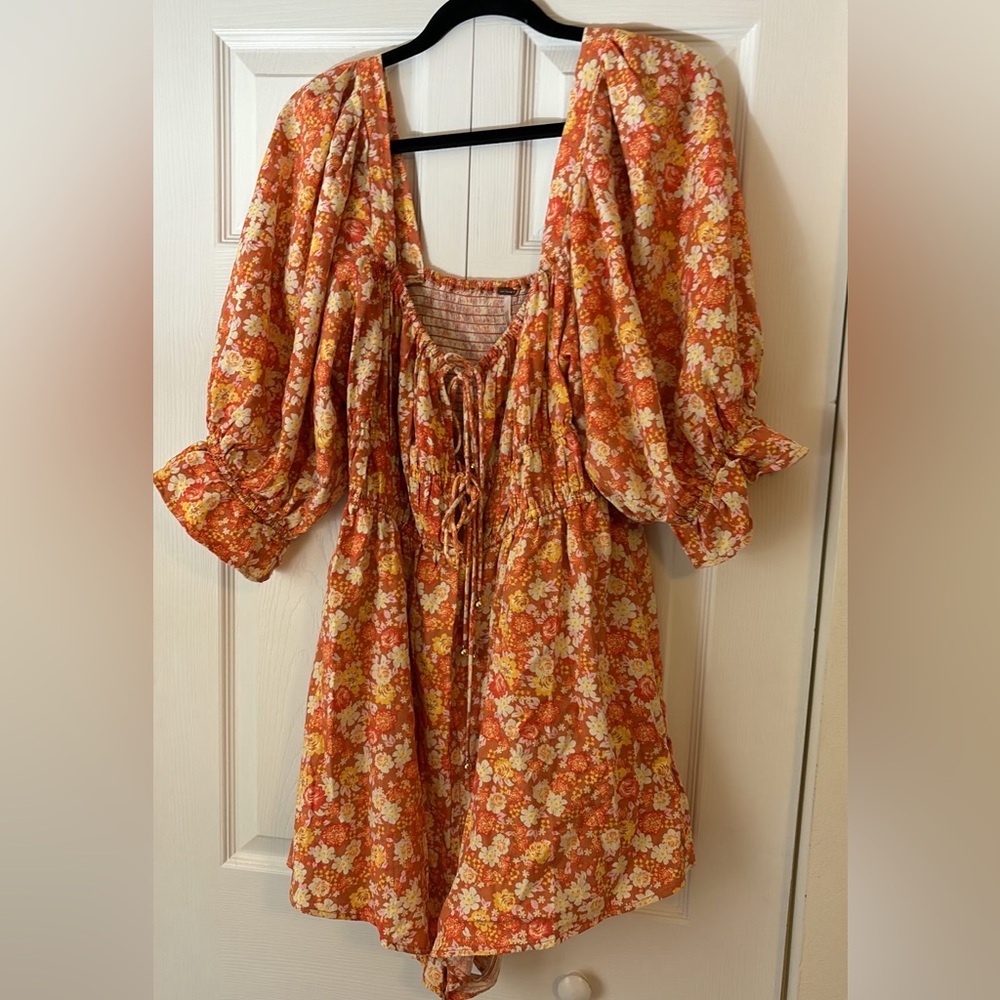 Free people romper size large